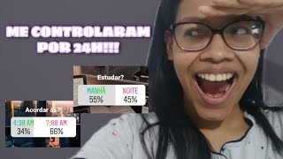 VOCÊS ME CONTROLARAM POR 24H | Amanda Karolayne