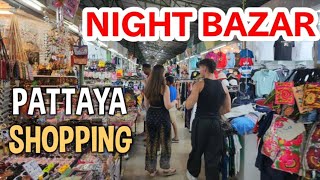 4K 🇹🇭 THE BEST NIGHT BAZAAR MARKET IN PATTAYA, EVERYTHING AFFORDABLE PRICE!