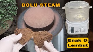 RESEP BOLU STEAM || RASANYA ENAK & LEMBUT || TAKARARAN SENDOK || ANTI GAGAL || TANPA MIXER