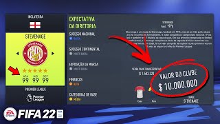 COM SÓ *$10 MILHÕES*, MONTEI O MELHOR TIME DO MODO CARREIRA! | FIFA Experimento