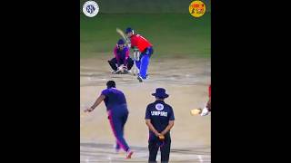 Spinner Ankur Gupta Bowling In GSN Cricket Series Delhi India 2024 | Chandra Singh Wicket