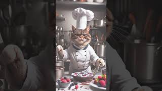 CAT CHEF #cat #cute #kitten #ai #viral