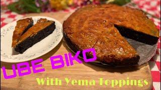 How To Cook  Ube Biko With Yema Toppings