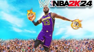 NEW *LEBRON JAMES* BUILD IS A TRIPLE DOUBLE MACHINE IN NBA 2K24