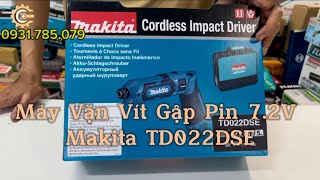 Máy Vặn Vít Gập Pin 7.2V Makita TD022DSE| 7.2V Cordless Impact Driver| Công Cụ Máy Móc