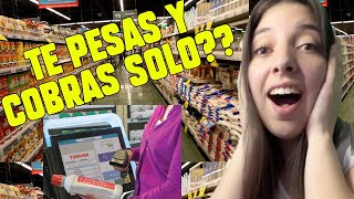 🇨🇱 EXTRANJERA reacción a SUPERMERCADO CHILENO SON DE PRIMER MUNDO! TE COBRAS SOLO 😱😱😱🇨🇱