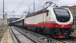 DOPPIA di E402b in LIVREA FRECCIABIANCA2.0 sul VSOE da VENEZIA a CHIASSO a BOLOGNA CENTRALE.