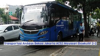 Bus Komuter Andalan Stasiun Bekasi Timur Tanah Abang Cepat Nyaman Mayasari Hino AC 52