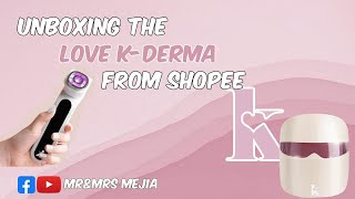 UNBOXING THE LOVE K-DERMA FROM SHOPEE | BY MRS MEJIA #kderma #unboxing