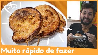 RABANADA NO PALITO NA AIRFRYER | Receitas na airfryer