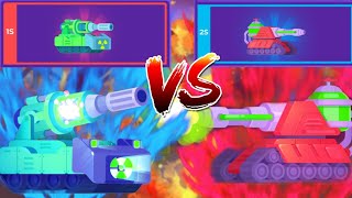 Tank Star Toxic Tank vs Atomic Tank Best Fight - Unlimited Money & Unlocked All Tanks