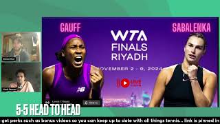 WTA Finals 2024: Aryna Sabalenka - Coco Gauff Preview & Prediction