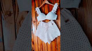 Uma delicadeza #shorts #crochê #modapraia #looksfimdeano #biquíni