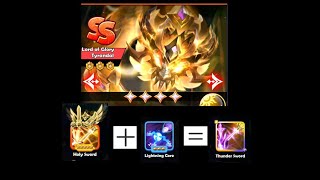 SSSnaker 4* -Lord of Glory  Tyrandal- * -Thunder Sword- Skills Combination - Chapter 40