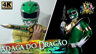 Review Adaga Do Dragão do Ranger Verde Power Rangers Lightning Collection Hasbro E8162