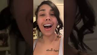 Sara on IG Live