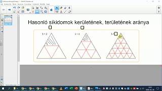 Hasonlóságnál kerület, terület, térfogat aránya - matematika, 8. osztály