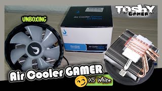 📦 Air Cooler GAMER x5 White   Unboxing 📬👀Para pc barato – ToshyGamer