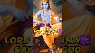 Lord Krishna Says Im God (Lord Krishna Status) #shorts