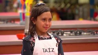 Master Chef Junior 2017. Taíz expulsada, resumen participación (Programa 5)