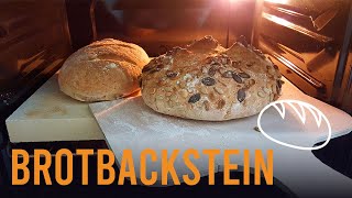 Brot backen auf dem Brotbackstein