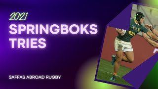 SA Rugby 2021 Springboks Tries