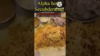 Alpha hotel #biryanivlog #biryani #foodie #foodvlogger #hyderabadibiryani #hyderabad #kfcchicken