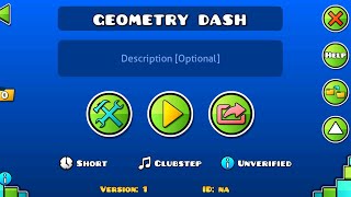 geometry dash, making a level #geometrydash #geometrydasheitor