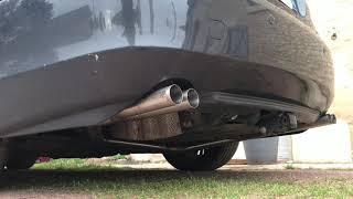 Lexus GS450H custom exhaust cold start