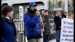 Rede von Liam, Student an der LMU und Teil des Solikomitees "Kreißsaal bleibt"