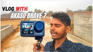 AKASO brave 7 le camera test | budget 4k waterproof action camera | best action camera under 10000