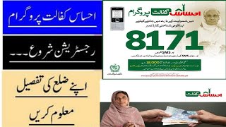 8171 Par Message Karny Ka Tarika || Ehsas Kafalat Program 2021 || Ehsas Kafalat New Registration