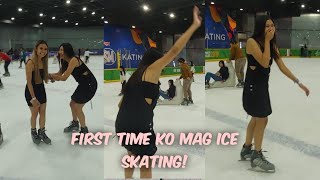 FIRST TIME KO MAG ICE-SKATING! (GRABE ANG HIRAP PALA!) | MALL OF ASIA | ELAINE DELOS REYES