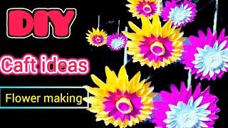 very beautiful and simple paper diy flower craft tutorial