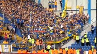 Braunschweig-Fans vs. Ordner in Bielefeld (Arminia Bielefeld – Braunschweig 0:2 | 21.08.15)