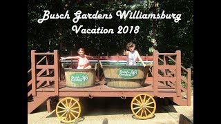 Busch Gardens  Williamsburg - Vacation 2018