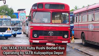 Old TATA 1510 Bus Operating By SLTB Kuliyapitiya Depot