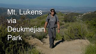 Mt Lukens via Deukmejian via Deukmejian Park