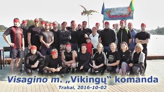 21. Visagino „Vikingų” komandos irklavimo sezono uždarymas Trakuose 2016-10-02