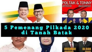 5 Pemenang Pilkada serentak 2020 di Tanah Batak