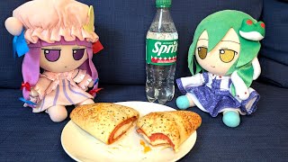 Pachi and Sanae have lunch together!