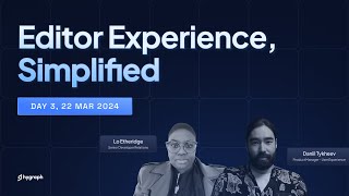 Hygraph Studio Launch - Editor, Experience, Simplified