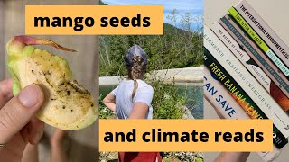 planting mangos and talking about nature books