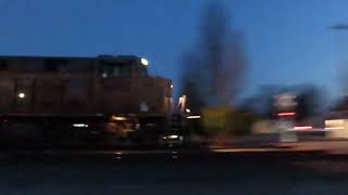 Flying SD40-3 and a UP-Led Doublestack - Fortville, IN 3/9/21