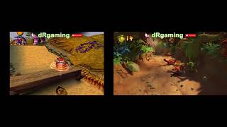 Crash Bandicoot 3 vs 4 Comparison