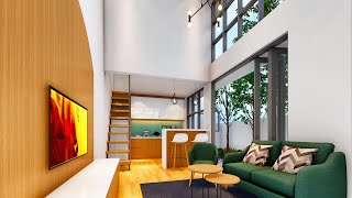 RUMAH 5X10 METER | MEZZANINE | 2 KAMAR TIDUR