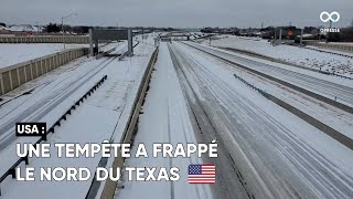 Les rues de Dallas ont été recouvertes de neige et de glace