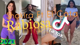 Shakira Feat El Cata Rabiosa tiktok compilation trends 2021 || shakira Oye Mami vuelvete loca dances