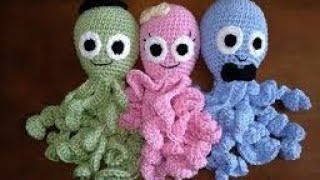 Polvo em croche amigurumi