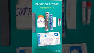 Blood collection equipments